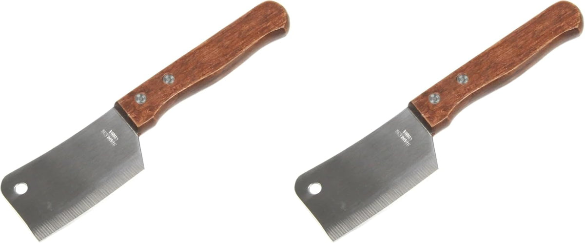 Select Stainless Steel Chop Knife 3 inch blade 7 inches in length, Wood Handle