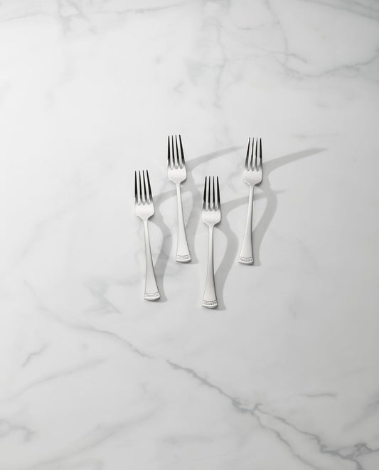 Lenox Silverware Set, Portola 12-Piece Steak Knife Flatware Set, Service For 12, Made Of 18/10 Stainless Steel, Dishwasher Safe, Home And Kitchen Utensils, Knives, Cutlery (Silver, 12 Piece)