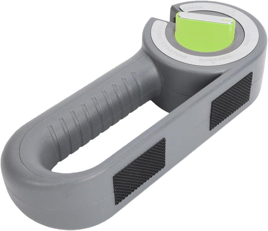 Multi Stage Knife Sharpener,6 in 1Tungsten Steel Ceramic Rods Carborundum Wheels for Kitchen Knives Scissors Dull Repair Coarse Fine Honing (Grey Green)