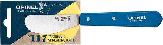 OPINEL Essential No.117 Spreading + Butter Knife, Painted Hornbeam Wood Handles, Made in France (Natural)