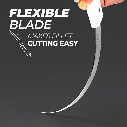 GOMEXUS Fillet Knife - 7-9" Filet Knives For Fish - Razor Sharp Boning Knife - Saltwater and Freshwater Fishing - ultra elasticity | G10 Non Slip Grip | Corrosion Resistant