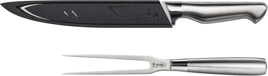 Cangshan Sanford Series 1027198 German Steel 2-Piece Carving Set with Sheath