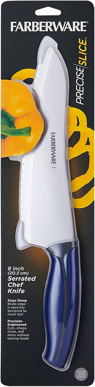Farberware Precise Slice Utility Knife Set, 3 Piece, Multicolor