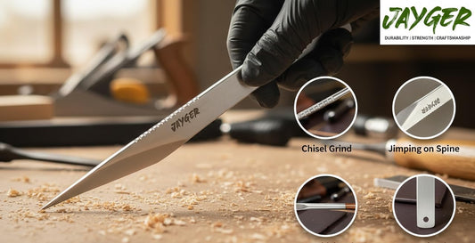 Kiridashi Knife Left Hand 18mm, Left Handed Utility Knife for Marking, Scribing, Carving, Whittling, Woodworking, Hand Forged 12C27 Steel Blade