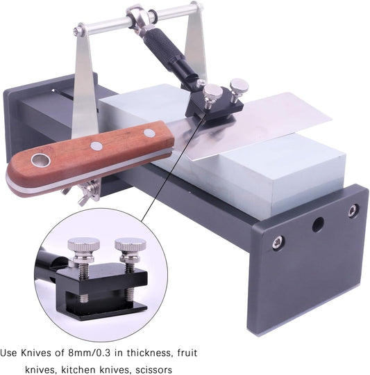 Sharp knife sharpener - Adjustable sharpener tool - Woodworking carving chisel grinding fixture -Ideal choice for Kitchen Knives & Folding knife & chisels