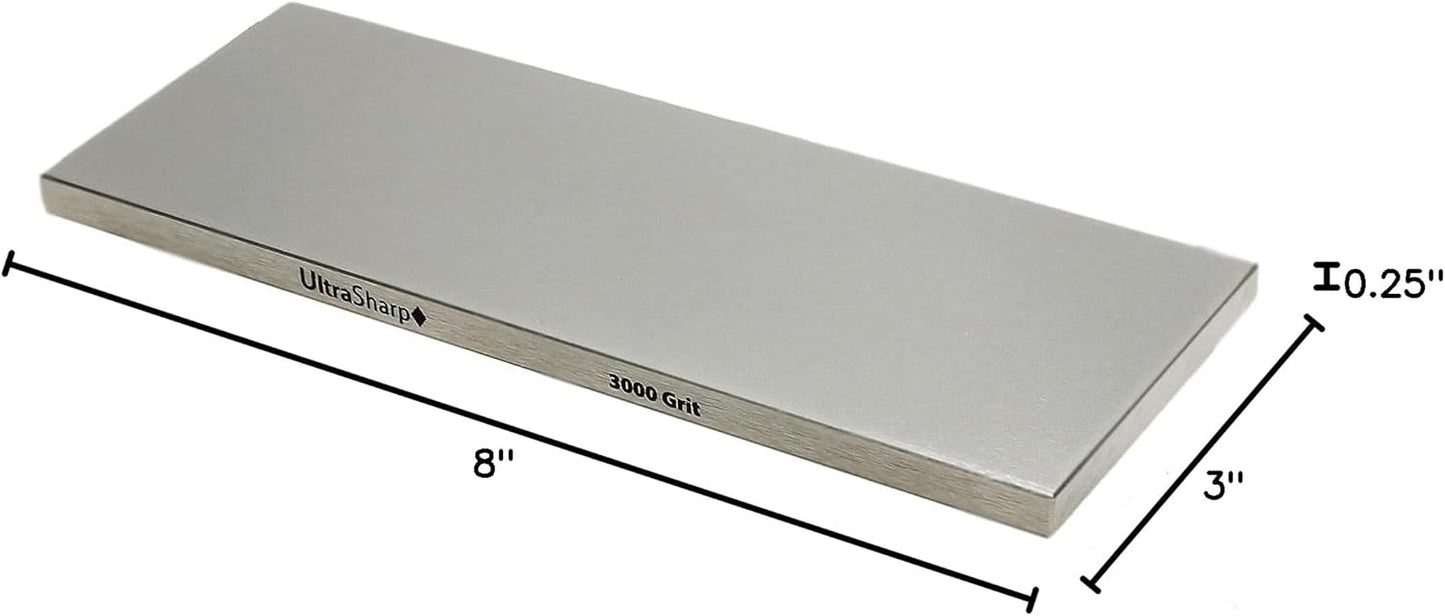 Ultra Sharp Diamond Sharpening Stone - 3000 Grit - 8 x 3