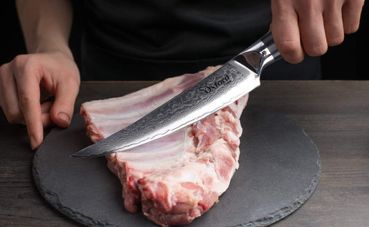 Oxford CHEF Kiritsuke Chef's Knife 8 Inch Damascus Japanese VG10 Super Steel 67 Layer High Carbon Stainless Steel