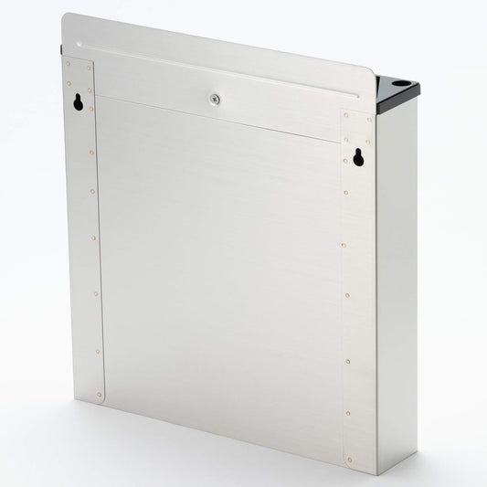Endo Shoji TKG AHU691 Color Knife Rack with Plastic Board, Large, A-Type, White, Main Unit 18-8, Lid, ABS Resin, Made in Japan