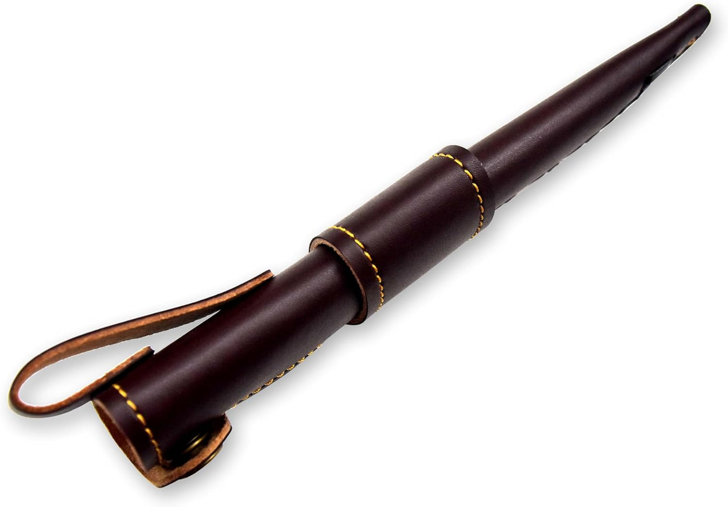 Custom Leather Sheath Tooled Leather Sheath/Hunting Knife Sheath Universal Knife Sheath, Sheath Fit up to 6.0" Blade 100% Real Laether (Dark Brown)