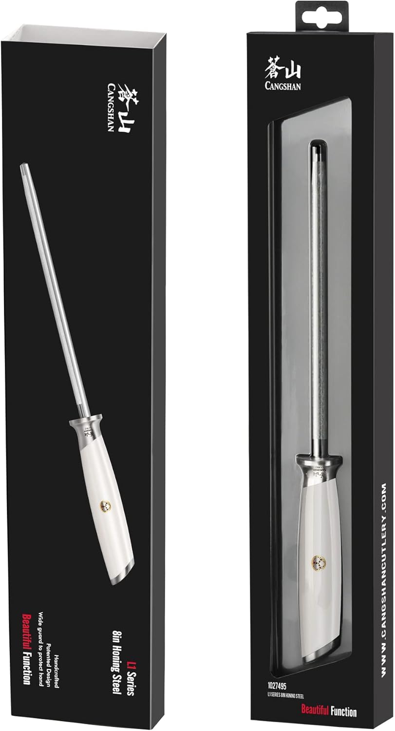 Cangshan L1 Series 1027495 High Carbon 8-inch Honing Steel