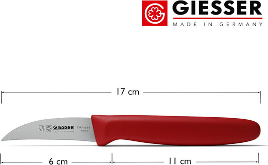 GIESSER 8545 sp 6 r Bird's beak peeling knife special red handle