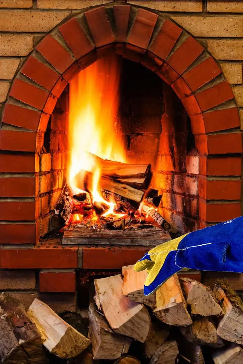 Welding Gloves Large 16 Inches 932℉ Heat Resistant Leather Forge/Mig/Stick Fire Resistant Gloves