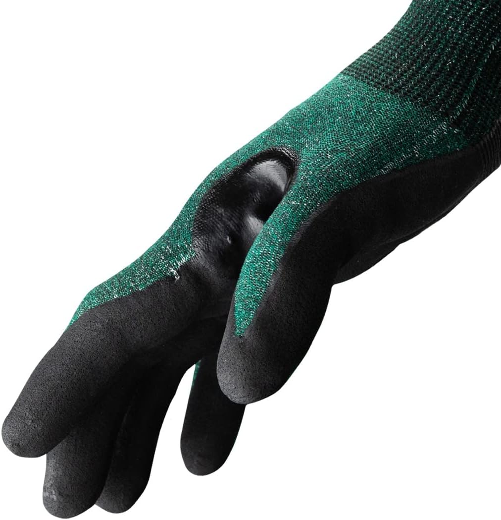 HexArmor Cut-Resistant Impact Protection Polyurethane Palm Knit Work Gloves | Helix® Core 3012