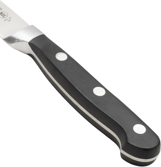 Winco 3.5" Paring Knife, Triple Riveted, Full Tang Forged Blade