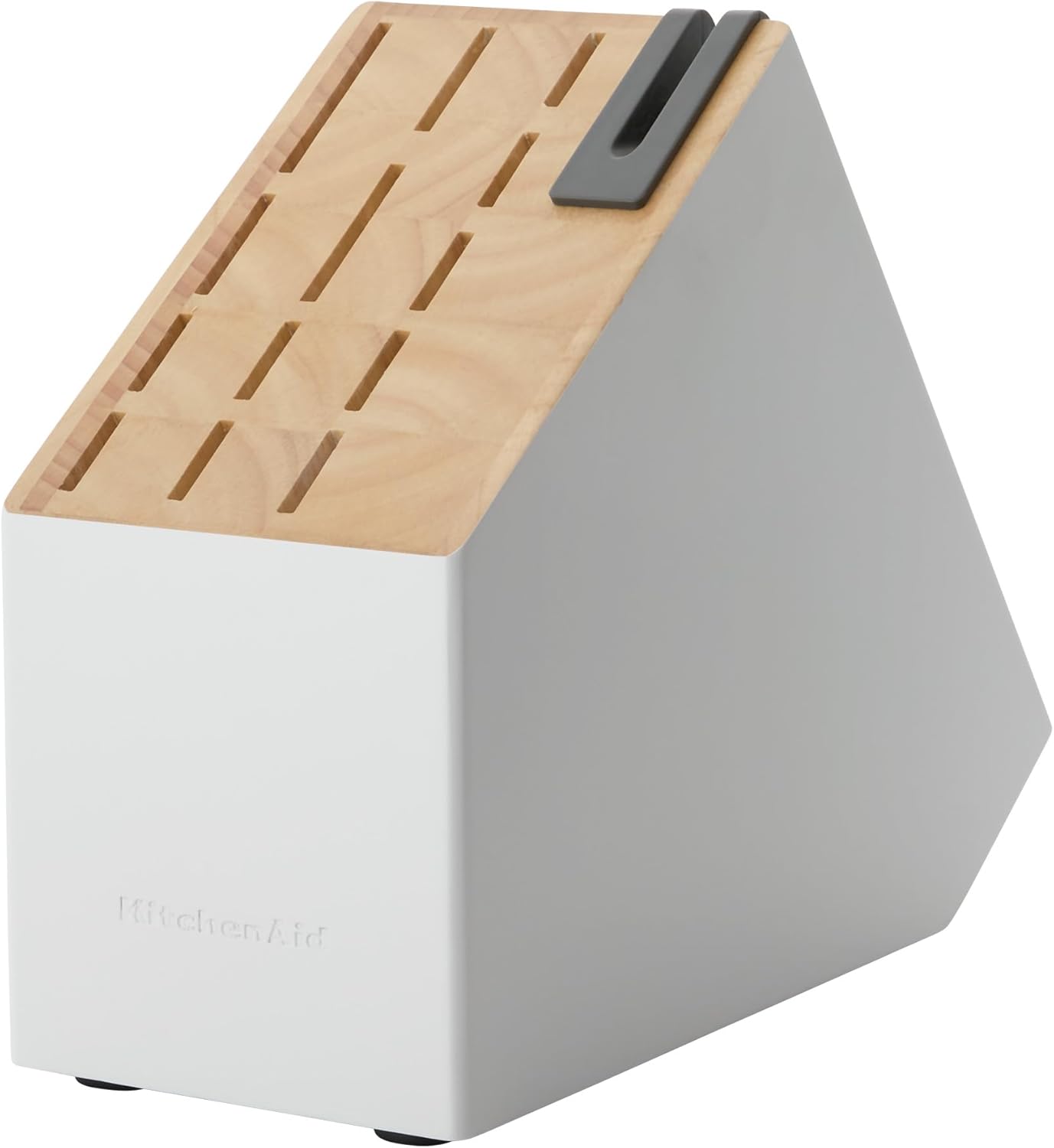 KitchenAid Gourmet Knife Block Set with Built-in Sharpener, 15-Piece, Stainless Steel