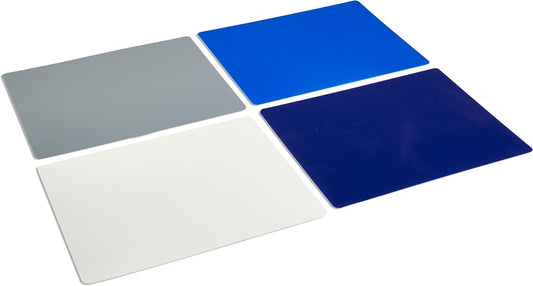 Farberware Flexible Kitchen Cutting Mat Set - Made in the USA - Cross-Contamination Prevention, 11x14 Inches, Non-Slip Design - Easy-Care Kitchen Essential, 4-Piece