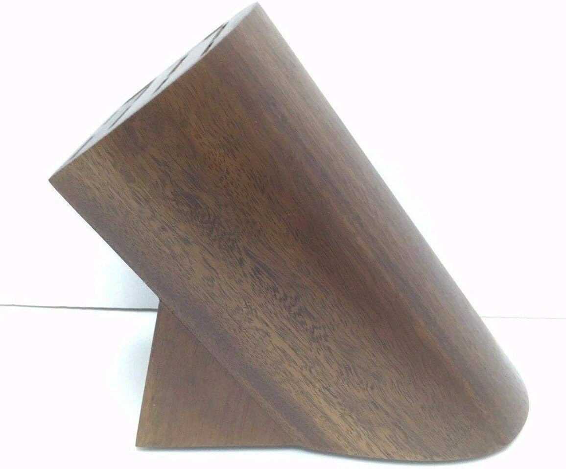 Knife Block 10-Slot Burmese Walnut Knife Block…