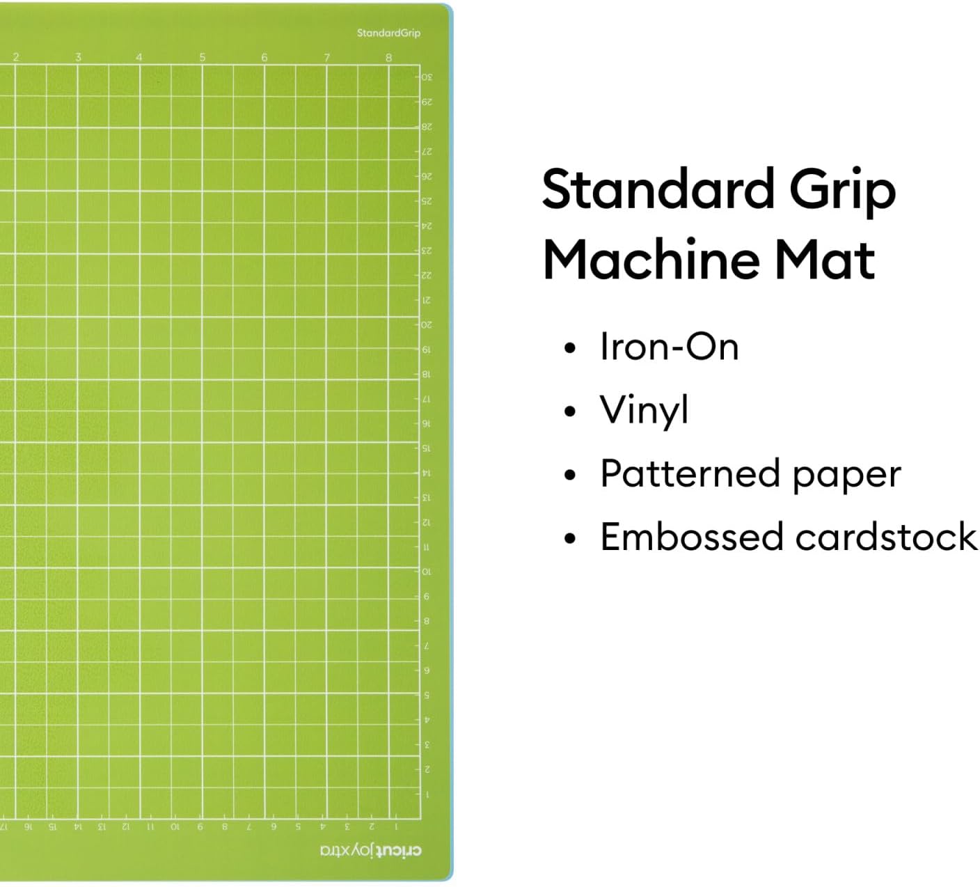 Cricut Mat Variety Pack (4 Count, 8.5in x 12in) - for Joy Xtra Machine - Includes 2 StandardGrip & 2 LightGrip