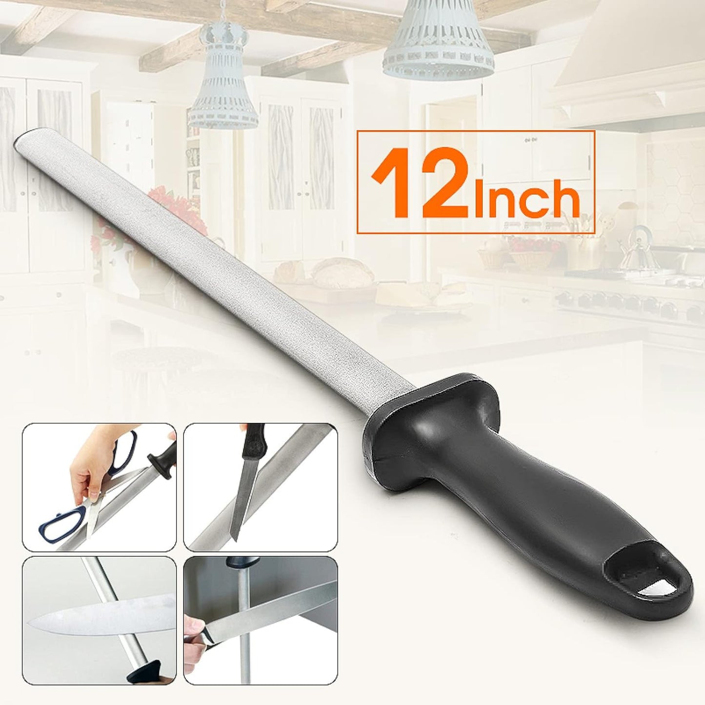 Knife Sharpener Diamond Knife Sharpener Chef Sharpening Stones Steel Knife Grinder Home Chopper Sharpeners 1Pcs