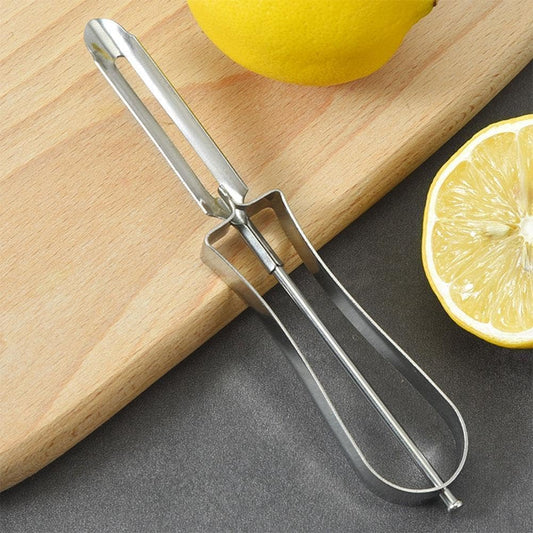 1Pc Stainless Steel Rotary Peeler Multi-function Peeling Knife,potato Carrot Hand Peeler Food Fruit Vegetable Cutter Kitchen Tools,Home Kitchen Outdoor Peelers Kitchen Utensils and Gadgets