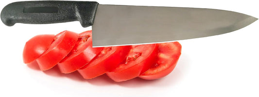 8" Chef Knife Assorted Colors and Packs - Razor Sharp Commercial Kitchen Cutlery - Cook's Knives (Mixed - 1 of Each Color)