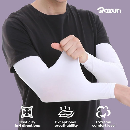 Arm Sleeves Cooling UV Sun Protection Sport Compression for Men Women | UPF50,Seamless cover arms,Tattoo-covering,Lightweight & breathable,daily wear,Outdoor work,Basketball Baseball,Mangas