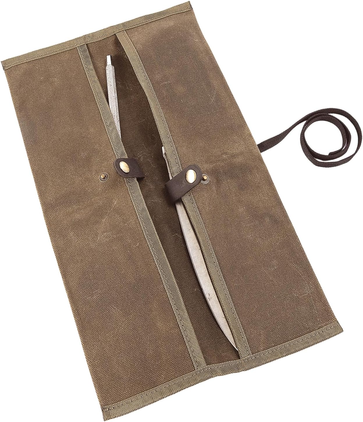Chef Knife Sheath,Waxed Canvas Single Chef Knife Case Bag Roll for Traval,Sheaths for Chef's Kitchen knives,Tool Organizer Pouch Culinary Accessories Cooking Tools Roll,Gifts for Men