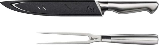 Cangshan Sanford Series 1027198 German Steel 2-Piece Carving Set with Sheath