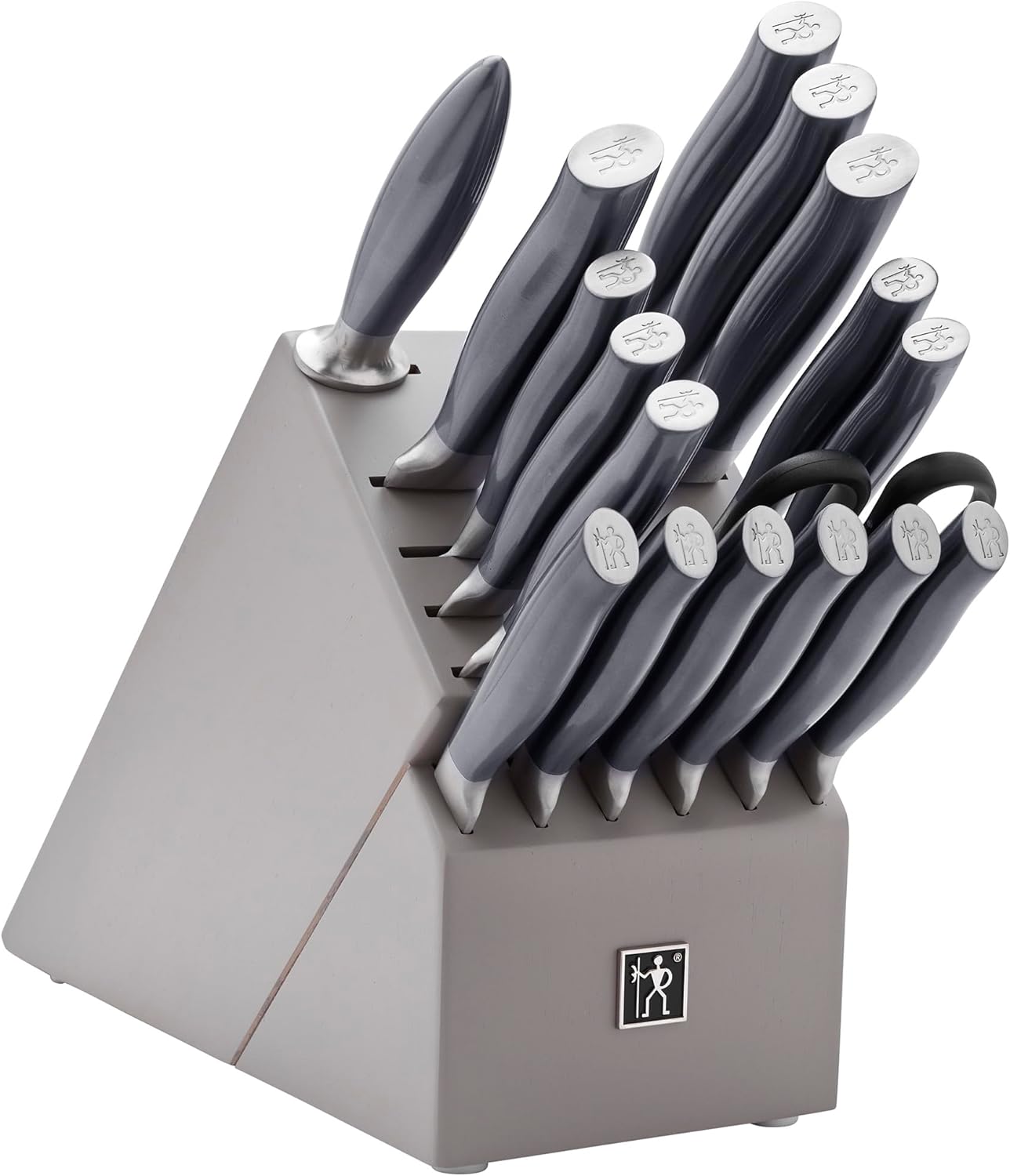 Silvercap 14 Piece Knife Block Set, Black