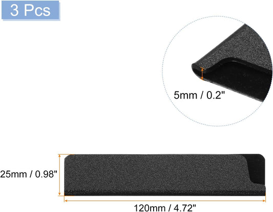 uxcell 3Pcs Knife Edge Guards 5.9"x1" ABS Knife Cover Sleeves Knife Case Blade Protector Universal Knife Sheath for Home Kitchen Knife