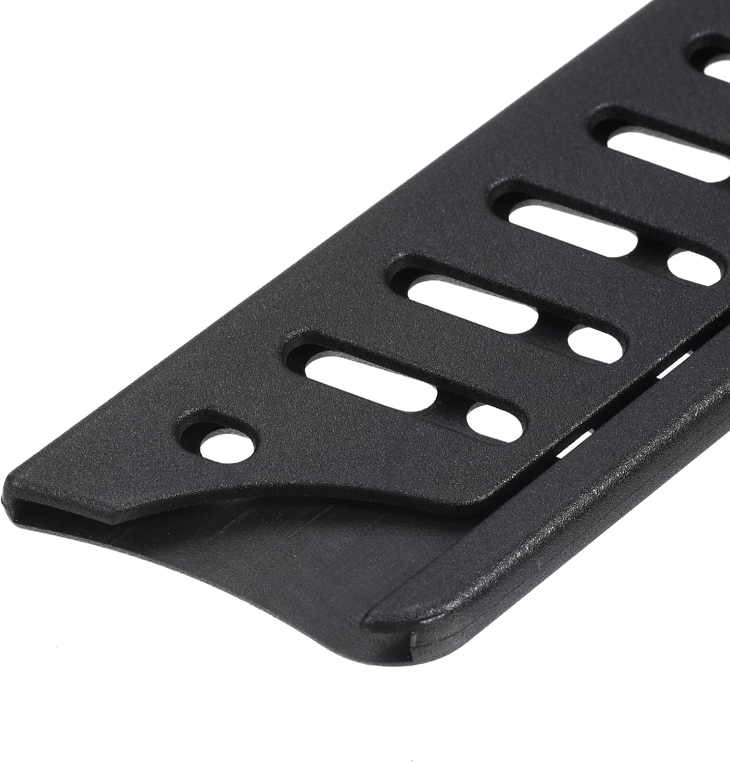 M METERXITY 2 Pack PP Knife Sheaths - Kitchen Knife Protectors Edge Guard Blade Protective Cover for 5" Santoku Knife, Apply to Kitchen Camping Traveling (Black)