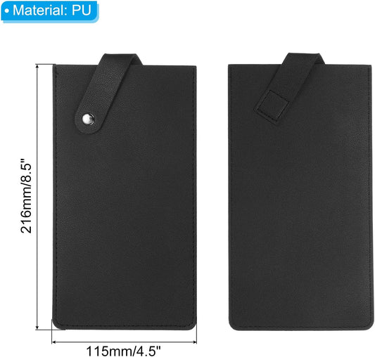 PATIKIL PU Leather Knife Meat Cleaver Sheath, Waterproof Chef Knife Guards Wide Knife Protector Cleaver Cover for Home Kitchen, Silver