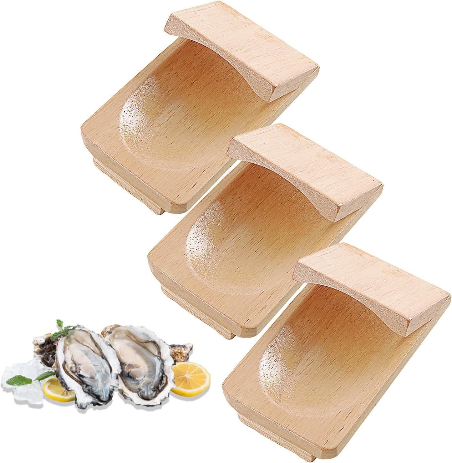 1/2/3PCS Oyster Shucking Clamp, 8×13cm Wood Shucking Clamp Oyster Shucking Protector, Wooden Holder Oyster Shucking Clamp, Oyster Opener Tool for Kitchen Home Outdoor Barbecue Camping (2PCS)