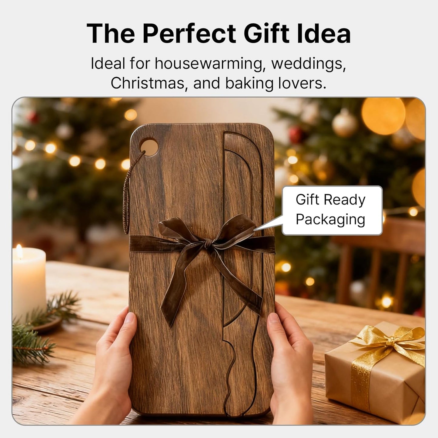 Sourdough Bread Board Set, 16" Bread Bow Knife and Cutting Board with Crumb Tray, Magnetic Storage, Ergonomic Design, Perfect for Bagels, Homemade Bread, Ideal Baking Gift for Women