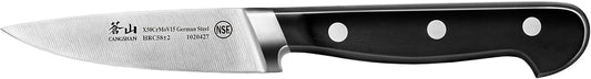 Cangshan V2 Series 1020427 German Steel Forged Paring Knife, 3.5-Inch Blade
