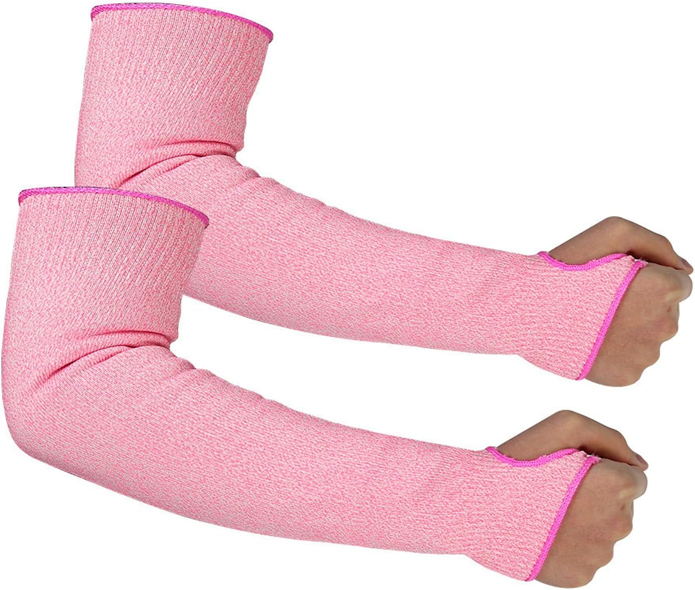 Cut Resistant Farmers Sleeves with Thumb Hole - Arm Protectors for Thin Skin and Bruising, Suitable for Gardening, Welding