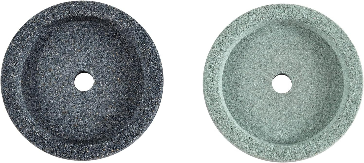 4022060160 Sharpening Stones Grinder Sharpening and Honing Stone Set Fits for Bizerba Slicer All Models, Replaces for 60223401000, 60223401100