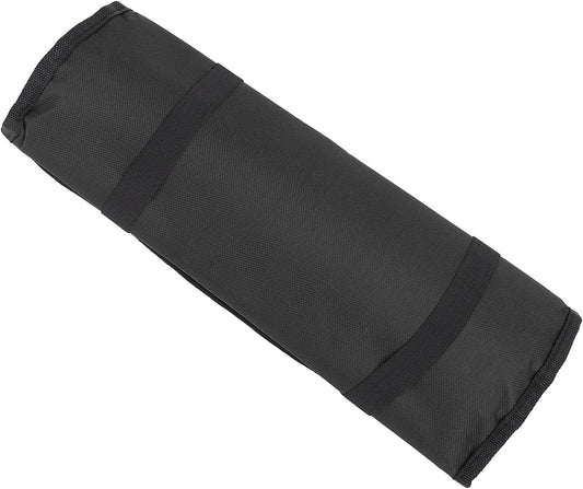 Chef Knife Roll, 20 Slot Canvas Knife Bag with Layer Shoulder Strap, Portable Knife Storage, 22.4 in Chef Knife Carrying Case, Knives Pouch for Home Kitchen Travel Camping
