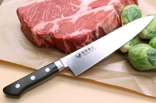 Yoshihiro INOX AUS10 Stain-Resistant Steel Ice Hardened Gyuto Chefs Knife (10.5'' (270mm))