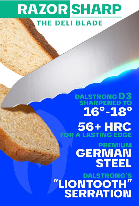 Dalstrong Ultimate Sandwich Knife - 6 inch Utility Knife - Gladiator Series Elite - Spreader - Forged German High-Carbon Steel - Sheath Included - Ham, Cheese, Bread Knife Gift- NSF Certified