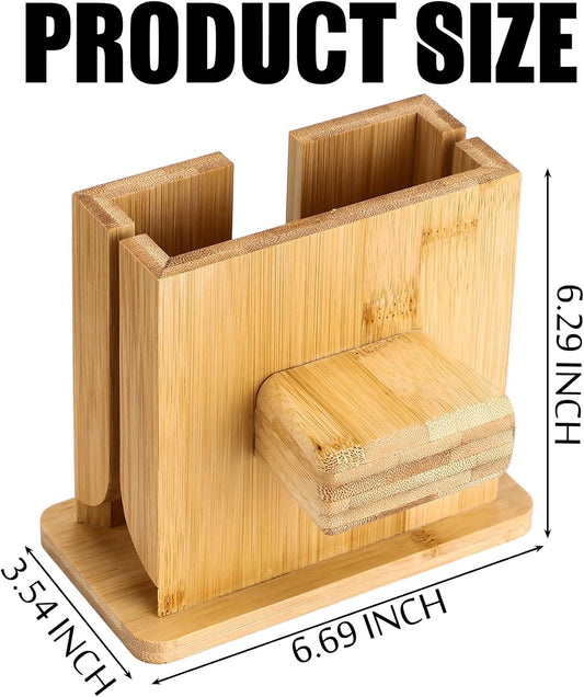 AceOrbit Bamboo Bagel Slicer Holder for Small and Large Bagels Bagel Cutter with Handle and Anti-slip Rubber Feet