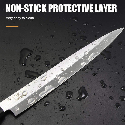 Sashimi Sushi Knife 7-9 Inch/Fish Perfect Boning Knives/Bread Chef's/For Cutting Sushi/Sashimi Fish Filleting Slicing/Very Sharp Stainless Steel Blade Meat and Peeling Multi-Purpose Kitchen
