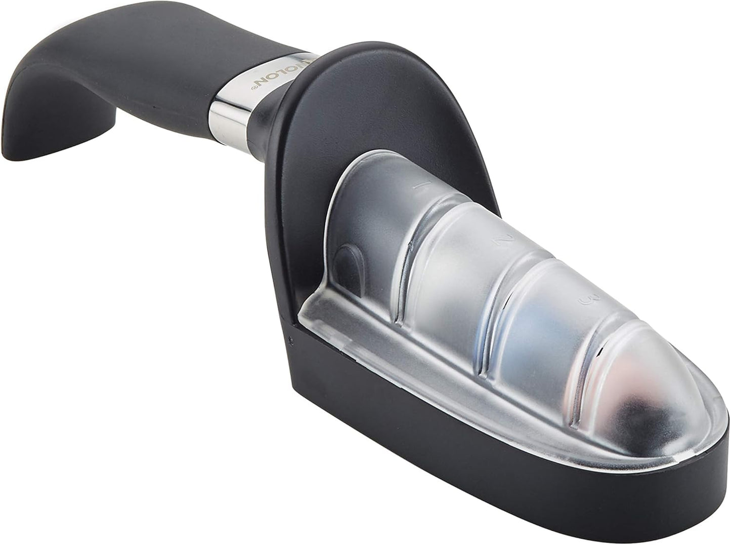 Anolon 47998 AlwaysSharp Kitchen Universal Knife Sharpening for Straight Blade Knives, 9 Inch, Black