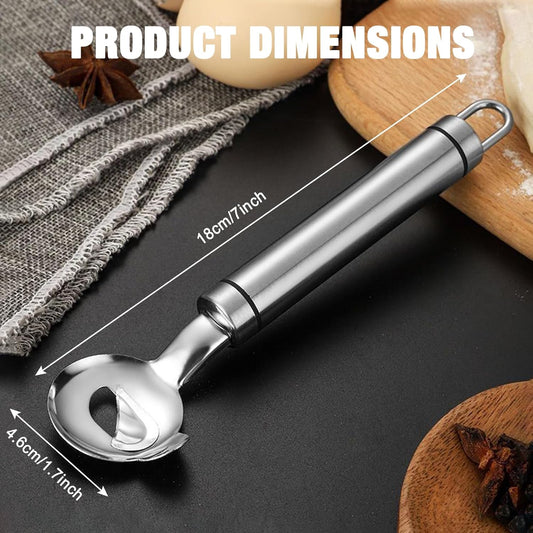 Spoon Cactus Peeler Tool, Stainless Steel Peeler Cactus, Cuchara Peladora De Nopales Tool Noodle Cutter Knife With Hole with Long Handle