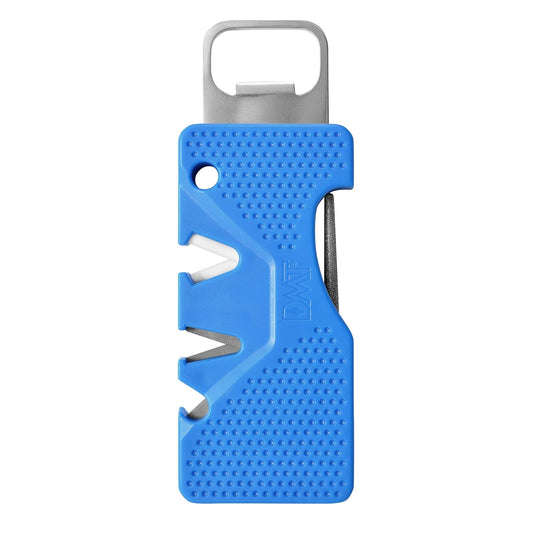 DMT Pocket Sharp Multitool Pocket Knife Sharpener with Diamond Sharpening Stone, Serrated Knife Sharpening Rod, Coarse & Fine V-Notches & Bottle Opener and Hook Sharpener, 3.88"L x 1.38"W x 0.38"H