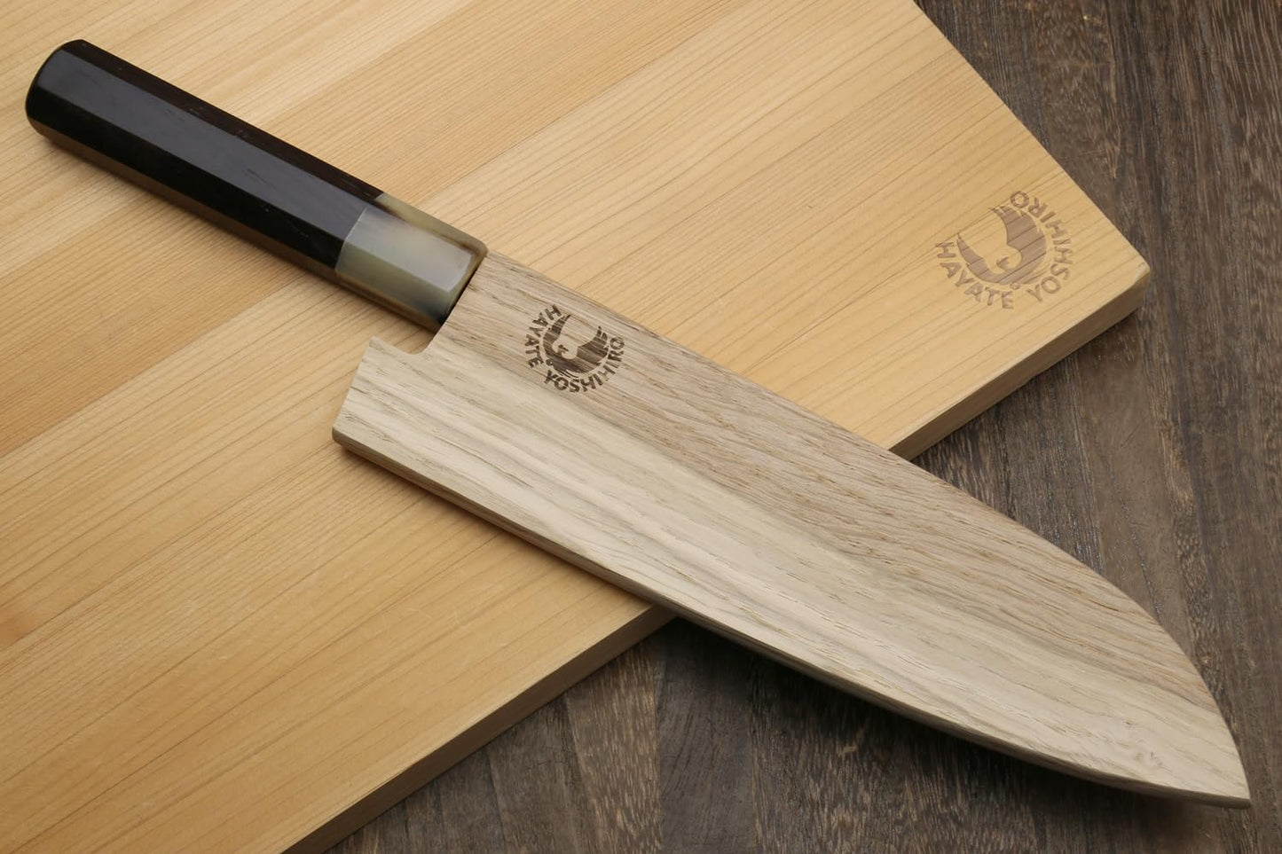 Yoshihiro Kurouchi Stainless Clad High Performance SLD Japanese Petty-Kiritsuke Knife (6" (150mm) & Saya Cover)