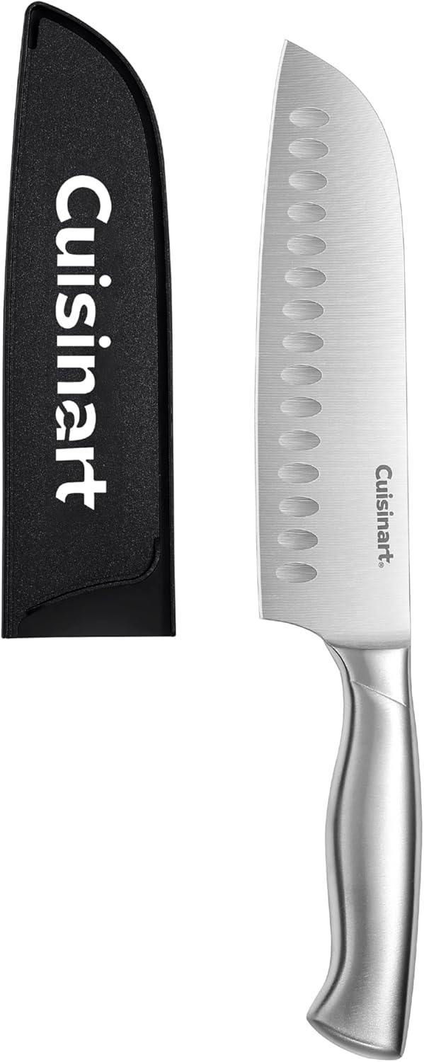Cuisinart 7" Stainless Steel Santoku Knife with Blade Guard