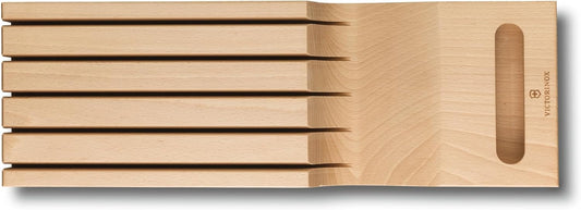 SwitchGrip Victorinox Accessories Storage 14-Slot In-Drawer Tray (17" L x 8.86" W x 1.97" H) Natural Wood, Beechwood (41200.8)