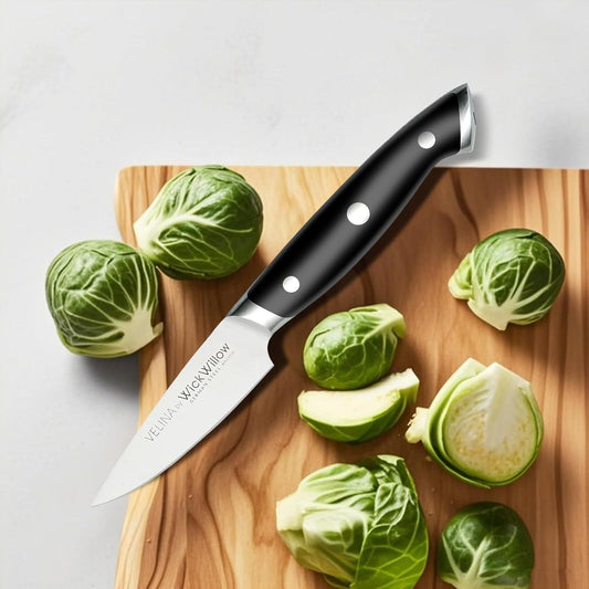 WICKWILLOW 10 Inch Bread Knife – German Steel X50CrMoV15 – Serrated Knife for Homemade Bread, Sourdough & Artisan Loaves – Full Tang & Ergonomic Handle – Gift Box – Velina Series