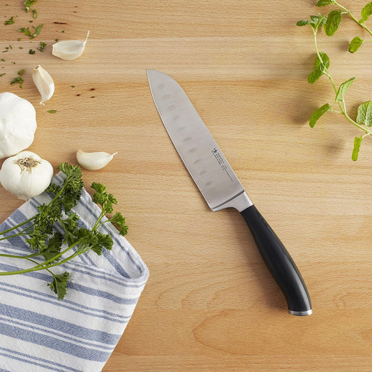 Elan 5-inch Hollow Edge Santoku Knife